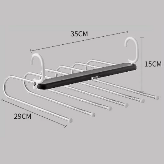 Almacenamiento en casa, almacenamiento de pantalones, haga que su armario tenga mucho más espacio organizado