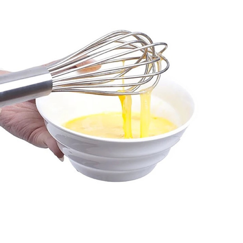 Batidor de huevos manual de acero inoxidable 201 para cocina, herramientas creativas para hornear en la cocina, herramientas para mezclar harina