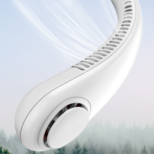 Neckband fan, portable mini fan, USB rechargeable