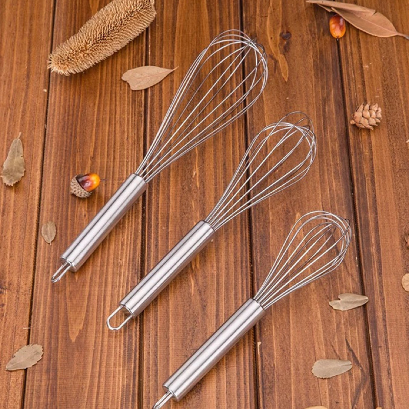 Batidor de huevos manual de acero inoxidable 201 para cocina, herramientas creativas para hornear en la cocina, herramientas para mezclar harina