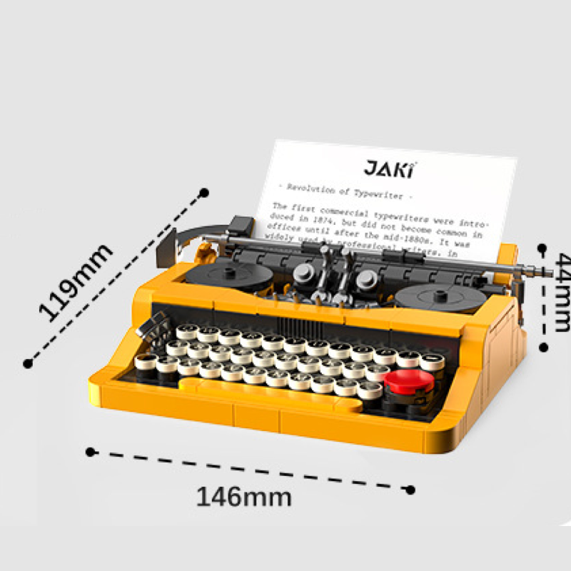Juguetes de bloques de construcción, electrodomésticos antiguos, máquinas de escribir antiguas, juguetes Lego