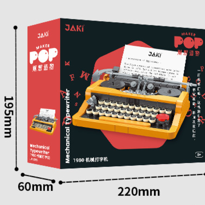 Juguetes de bloques de construcción, electrodomésticos antiguos, máquinas de escribir antiguas, juguetes Lego