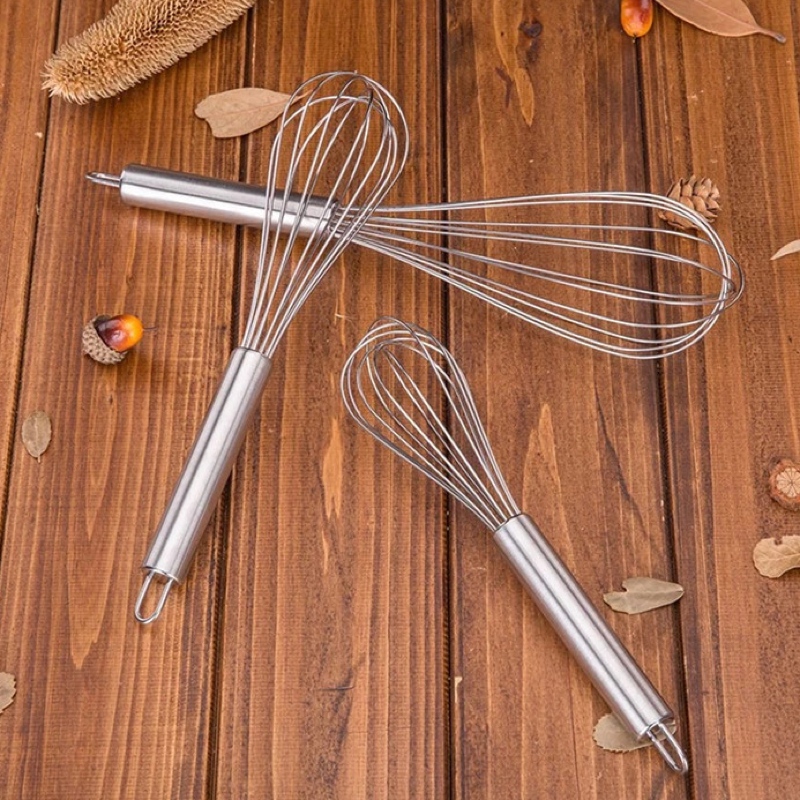 Batidor de huevos manual de acero inoxidable 201 para cocina, herramientas creativas para hornear en la cocina, herramientas para mezclar harina