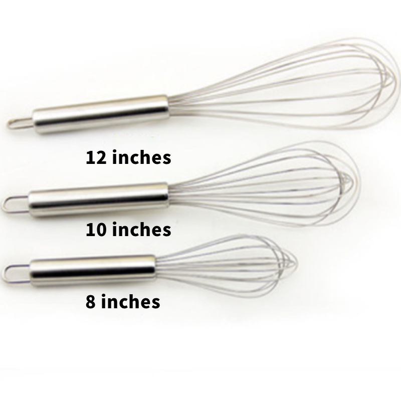 Batidor de huevos manual de acero inoxidable 201 para cocina, herramientas creativas para hornear en la cocina, herramientas para mezclar harina