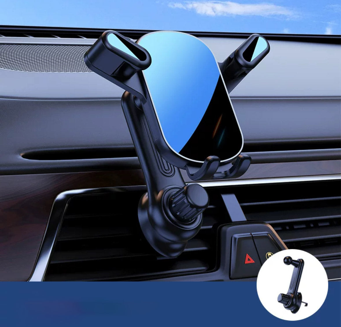 Creative car mobile phone holder Car holder air outlet air conditioner gravity navigation general mobile phone