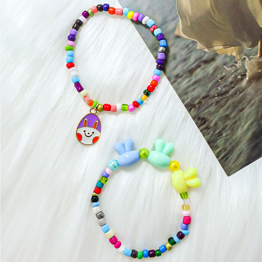 Easter beading diy accessories material bracelet beads loose beads diy accessories wear beads set