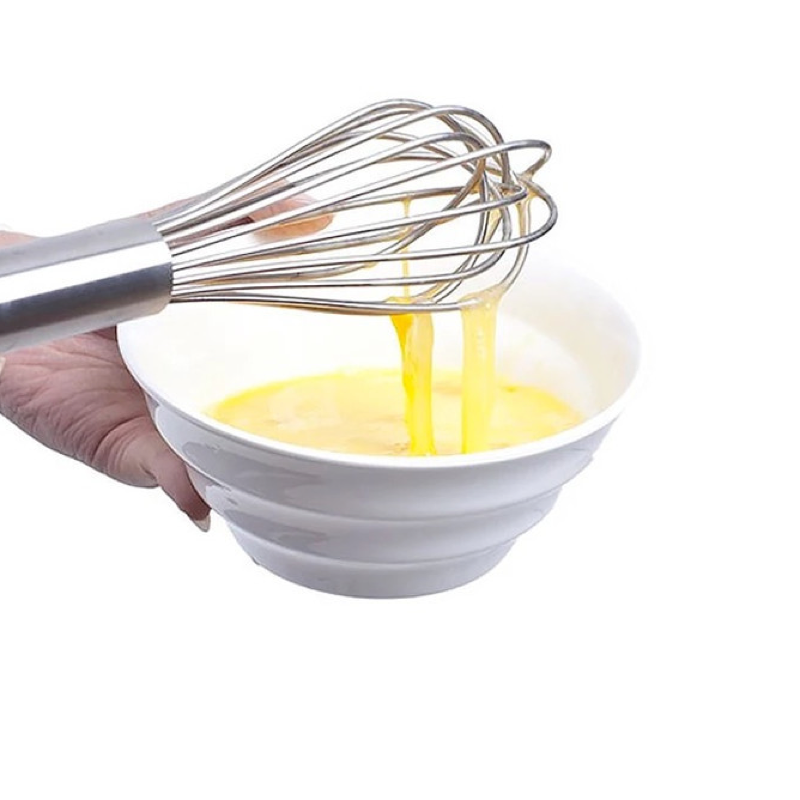 Kitchen stainless steel 201 manual egg beater, creative kitchen baking tools, flour mixing tools
