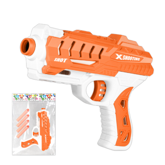 The new manual soft bullet gun can fire eva bullets hand gun children's toy gun parent-child interaction