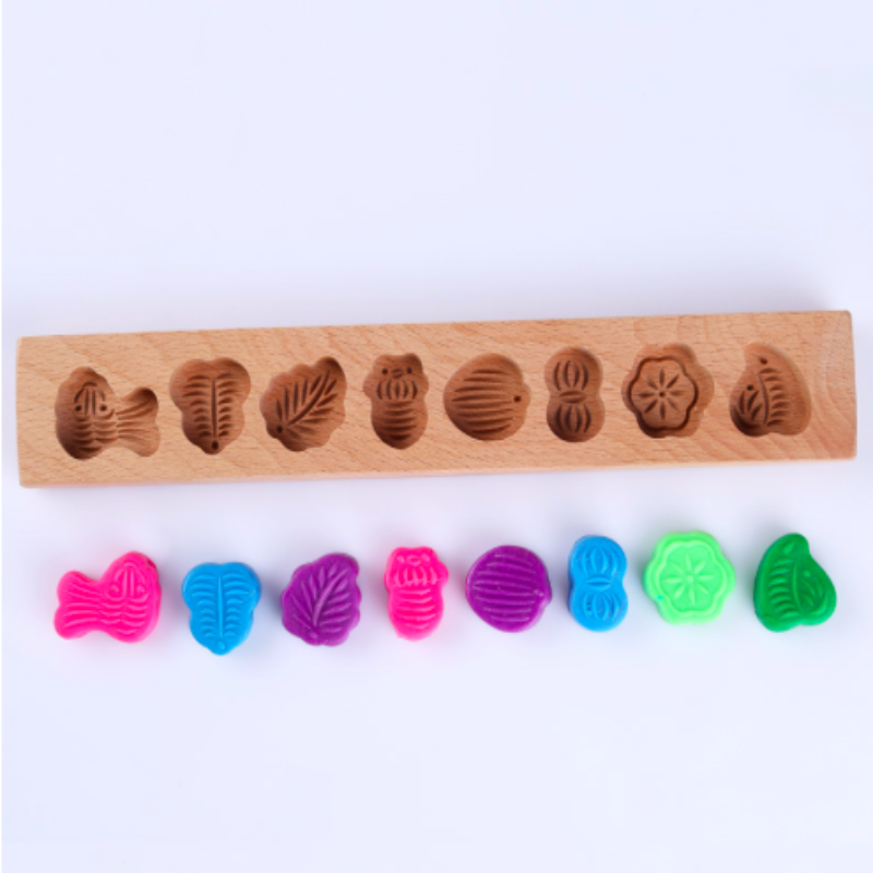Wooden baking mold steamed buns mung bean cake noodle card Ziqi Qixi Qiaoguo one-piece delivery