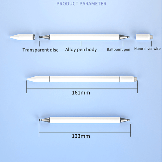 Three-in-one capacitive pen magnetic suction compatible mobile phone tablet pen ipad universal for Android Apple Huawei touch screen pen