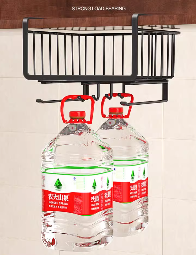 Estantes de almacenamiento colgantes para cocina, estantes en capas para gabinetes, artefactos de almacenamiento