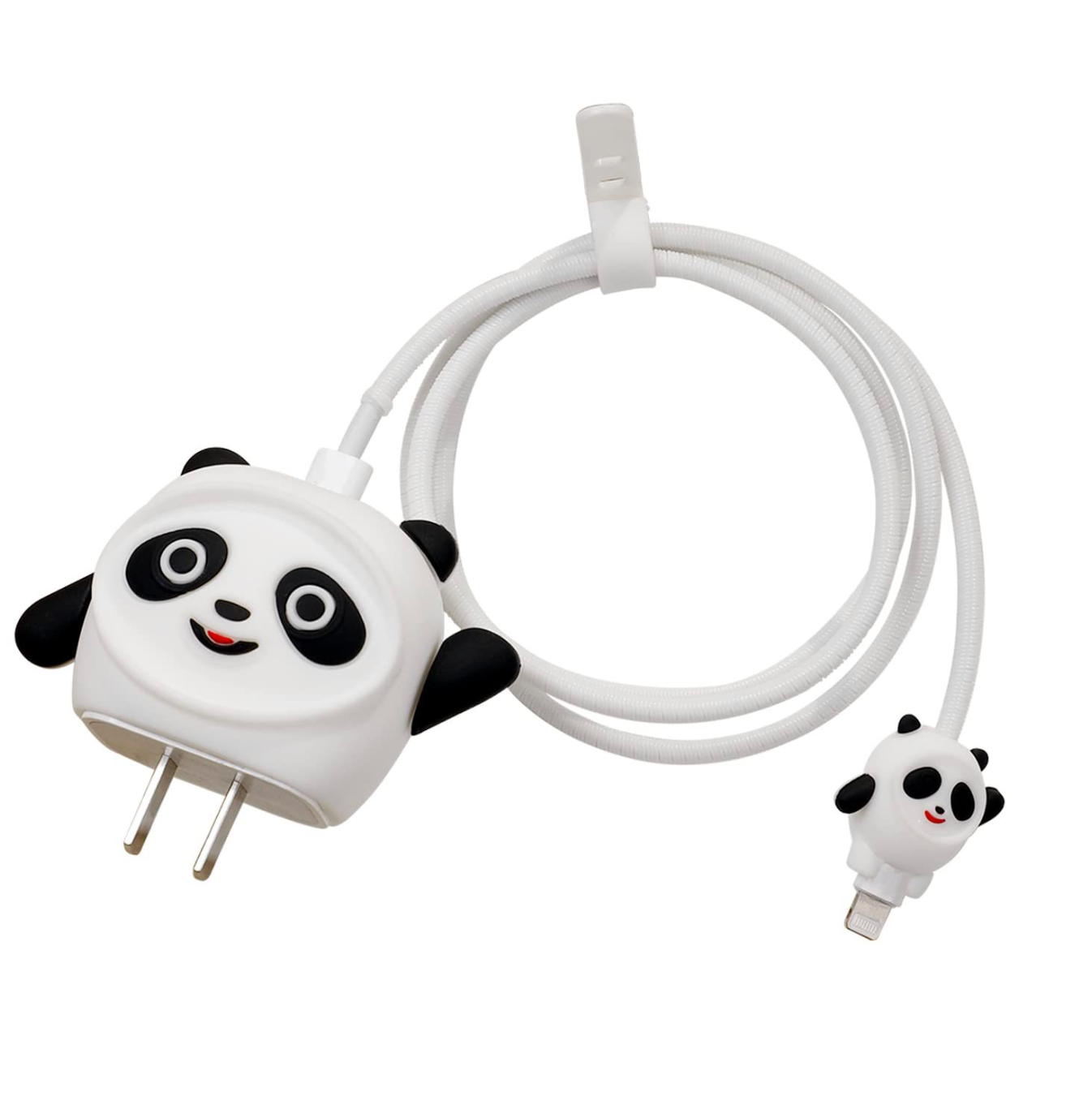 The new cartoon data cable protective cover is suitable for 18/20w charging head protective cover wire winder