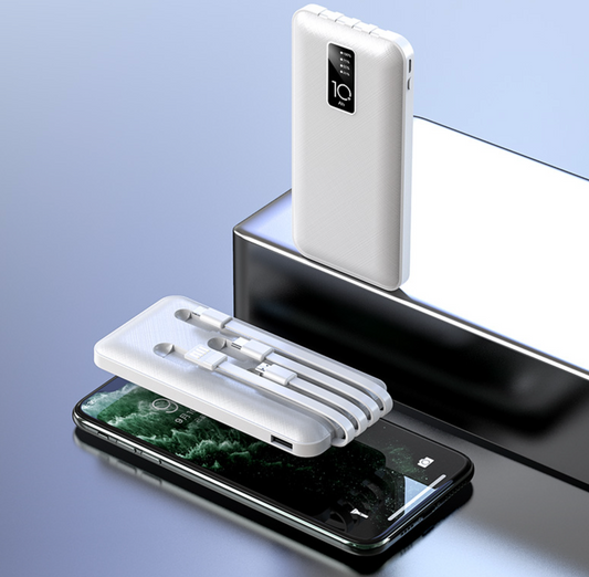 The new mini comes with a four-wire 20,000 mah power bank