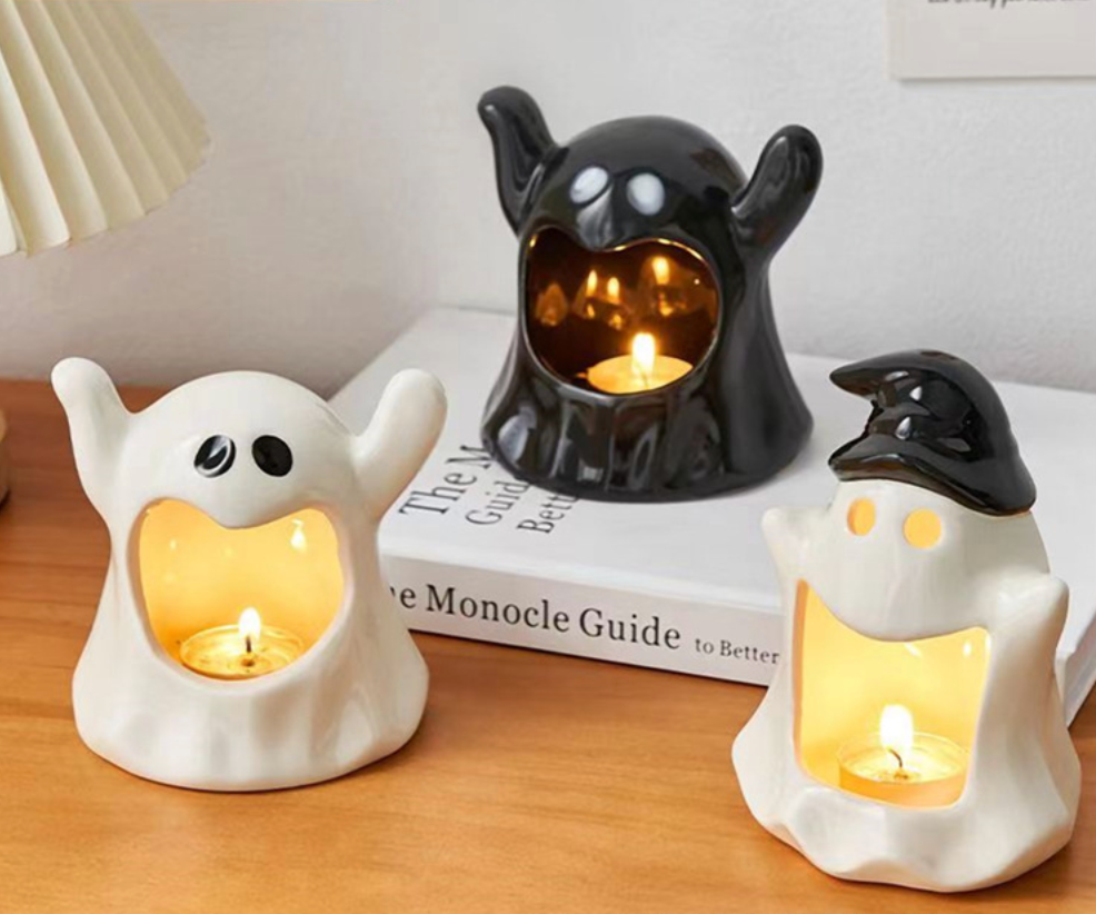 Halloween Ghost candlestick cute ghost decorations