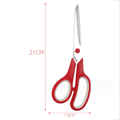 Stainless Steel Multifunctional Student Scissors, Craft DIY Two Color Scissors, Household, Office Supplies