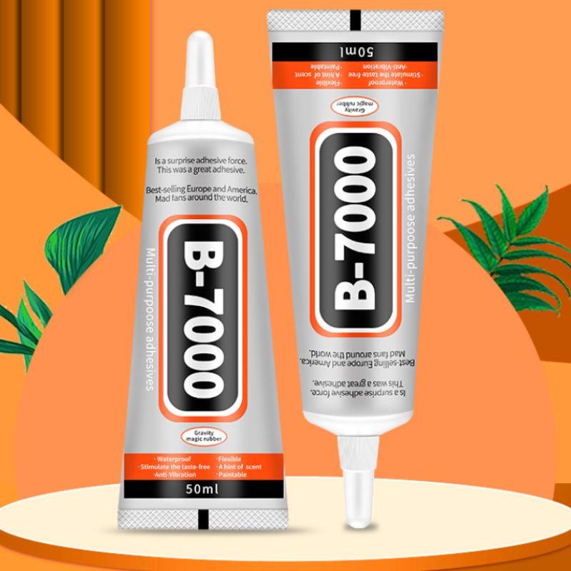 B-7000 easy to dry and easy to stick transparent jewelry adhesive leather adhesive