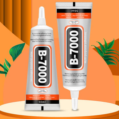 B-7000 easy to dry and easy to stick transparent jewelry adhesive leather adhesive