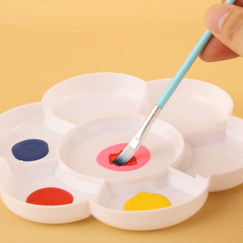 Amazon 6pcs Oil Paint Brush Set Macaroon Dual Color Brushes Kids Painting Watercolor Acrylic Gouache Brushes