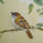 Self-painted oil paintings, birds and flowers, decorative paintings, artwork