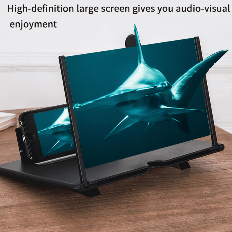 Mobile phone screen amplifier pull-out video 14"