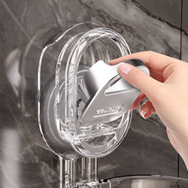 Suction cup storage rack, bathroom storage, kitchen storage