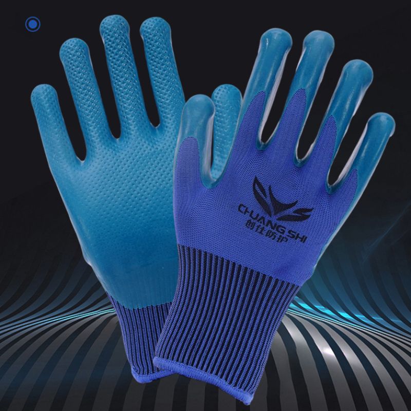Latex embossed gardening gloves Non-slip, abrasion-resistant and breathable