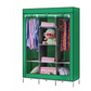 Iron tube wardrobe non-woven dust proof assembly household simple wardrobe to store clothes multilayer