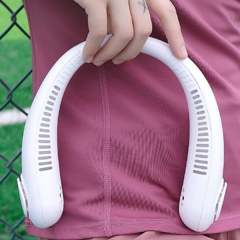 Neckband fan, portable mini fan, USB rechargeable