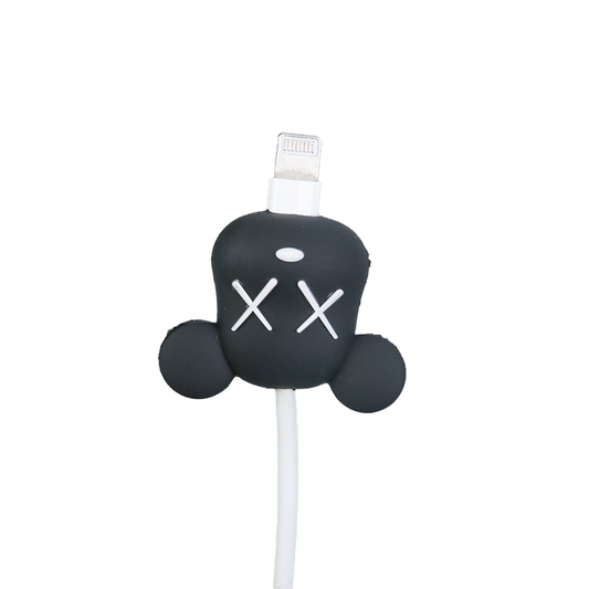 The new cartoon data cable protective cover is suitable for 18/20w charging head protective cover wire winder