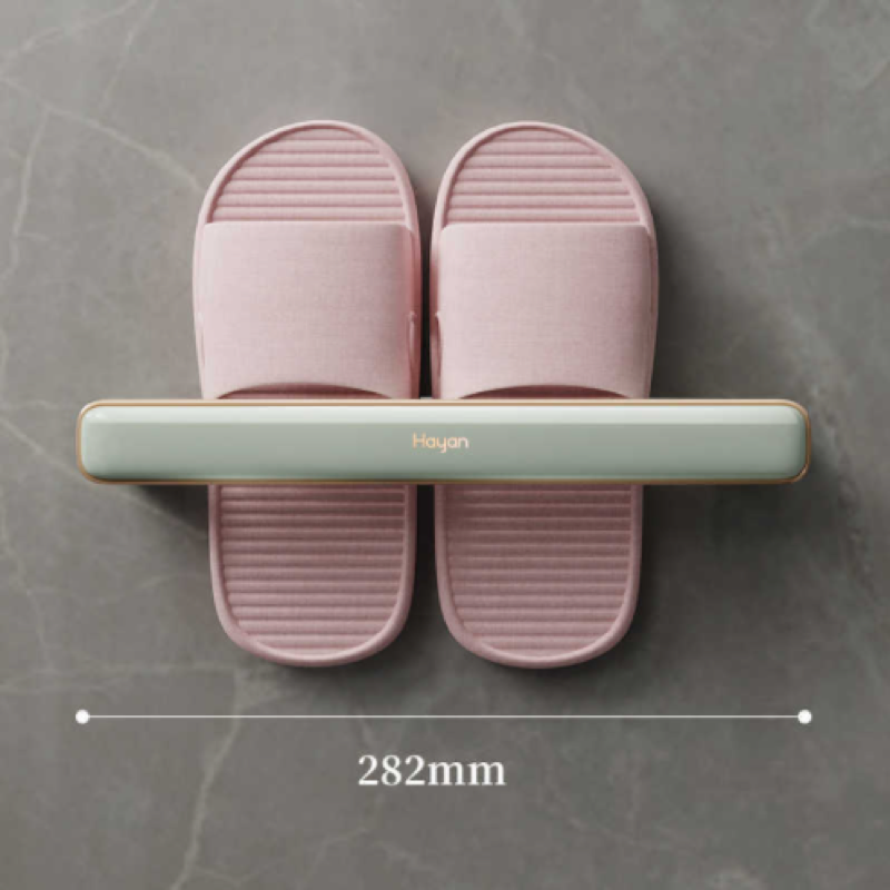 Perchero de pared para zapatillas, escurridor de zapatillas sin perforaciones, toallero multifuncional, almacenamiento en el hogar