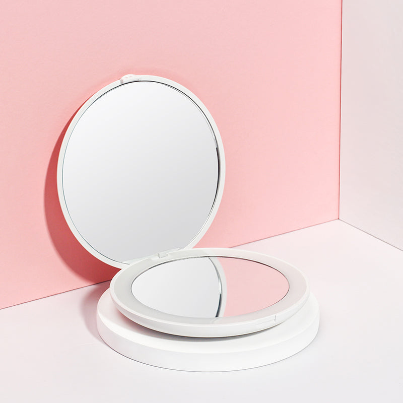 Makeup mirror Portable portable Small mirror with light