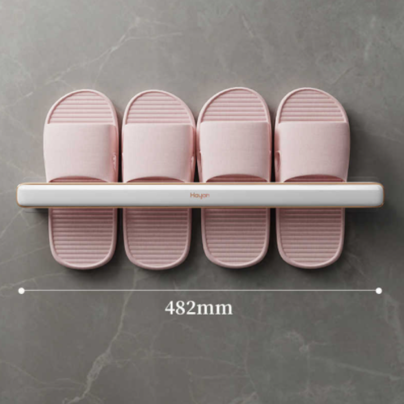 Perchero de pared para zapatillas, escurridor de zapatillas sin perforaciones, toallero multifuncional, almacenamiento en el hogar