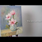 Self-Painted Lily Oil Paintings, Decorative Objects, Lily Paintings, Artwork, Oil Paintings