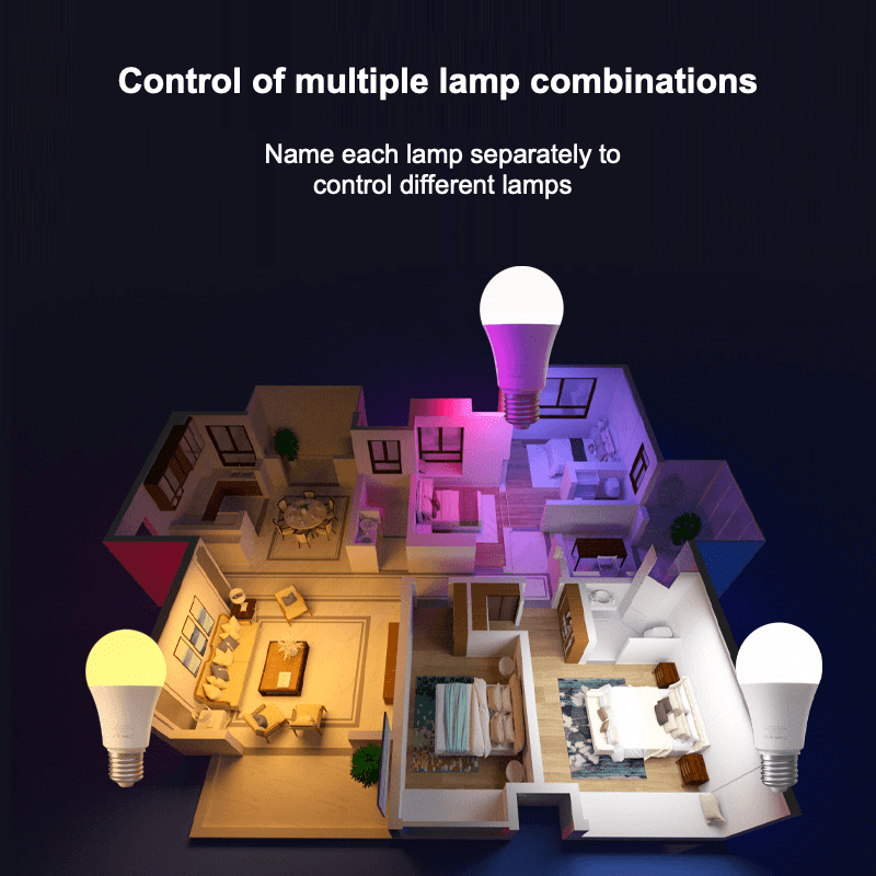 Household table lamp energy-saving lamp intelligent wifi control