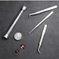 Stainless steel tweezers reticulated tip hawk's beak elbow clamps for bonsai and microscopic landscaping