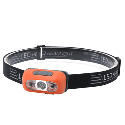 Mini induction headlamp ,USB charging waterproof headlamp outdoor LED camping lamp